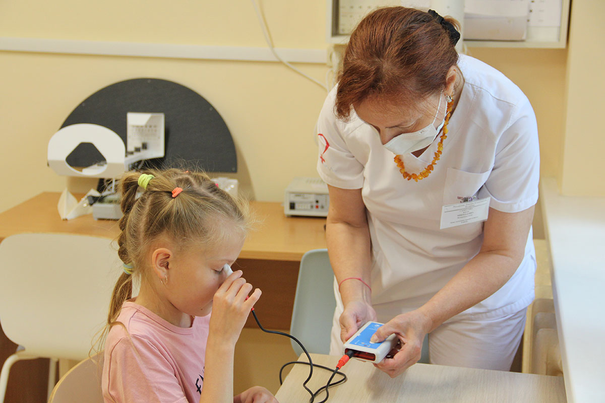 Кабинет охраны зрения открылся в Консультативно-диагностическом центре Российской детской клинической больницы