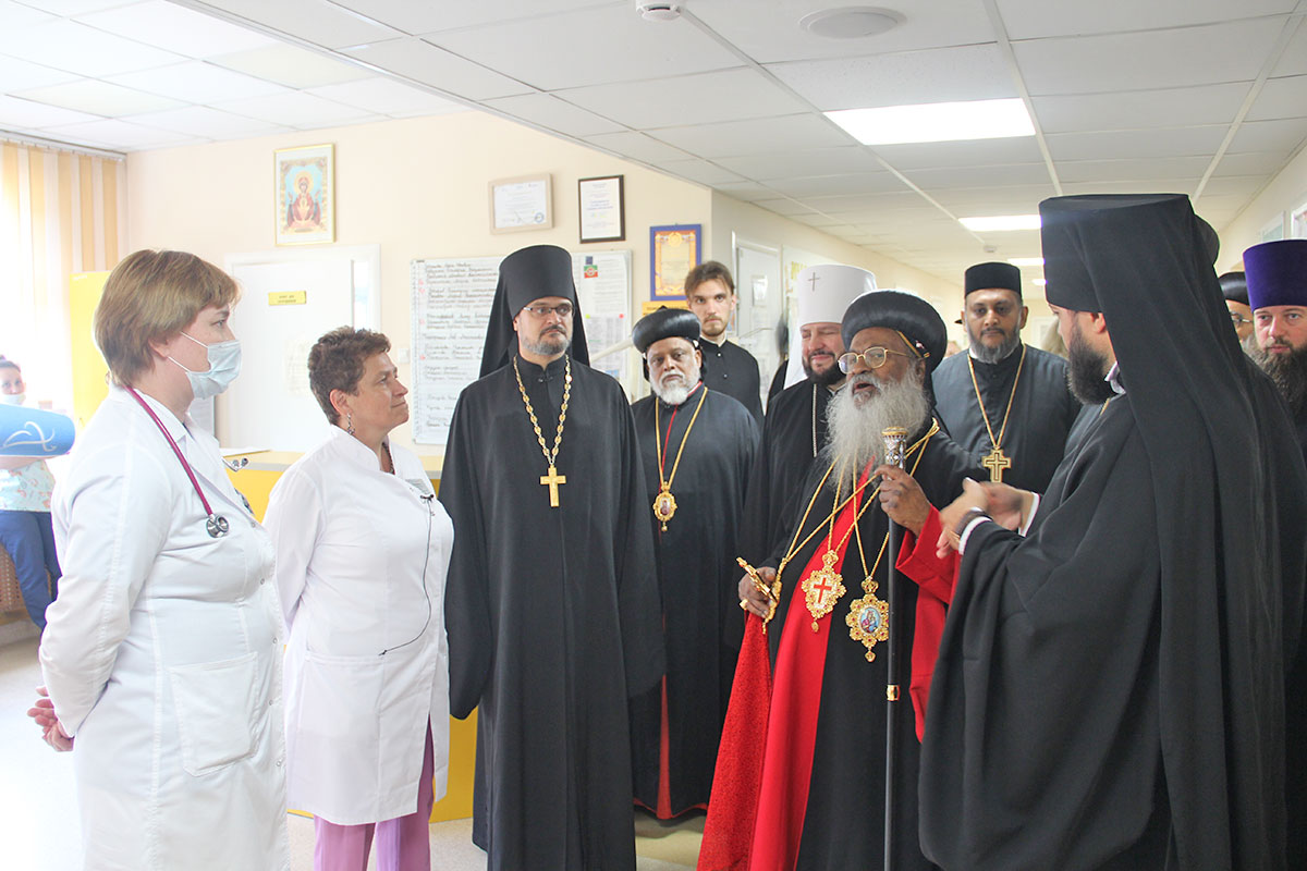 Российскую детскую клиническую больницу Минздрава России посетил Предстоятель Маланкарской Церкви Индии